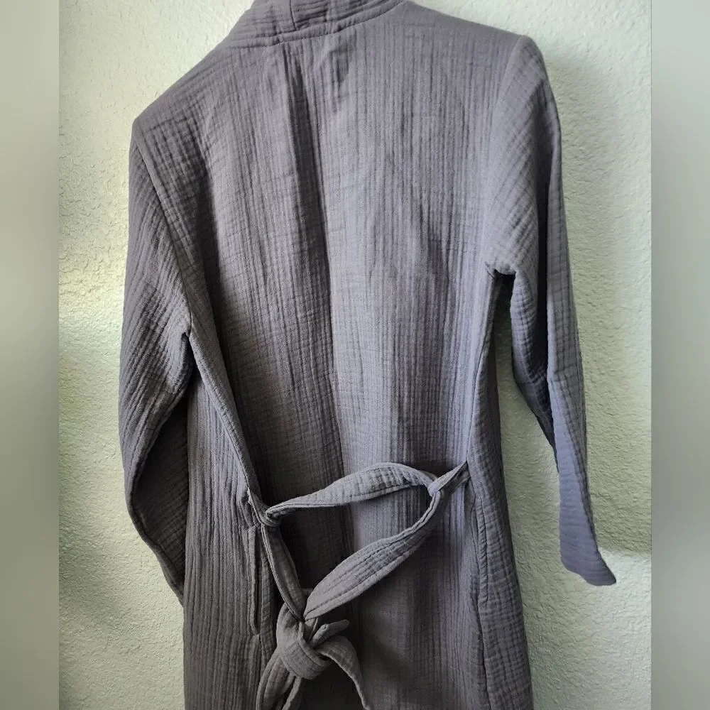 Parachute waffle robe unisex lagenlook minimalist freestyle